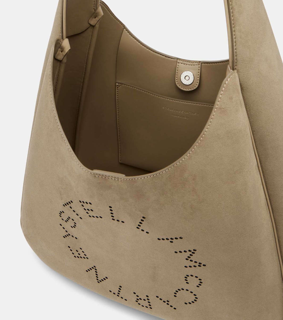 【Stella McCartney】 Logo faux suede shoulder bag Stella McCartney Logo faux suede shoulder bag Stella McCartney