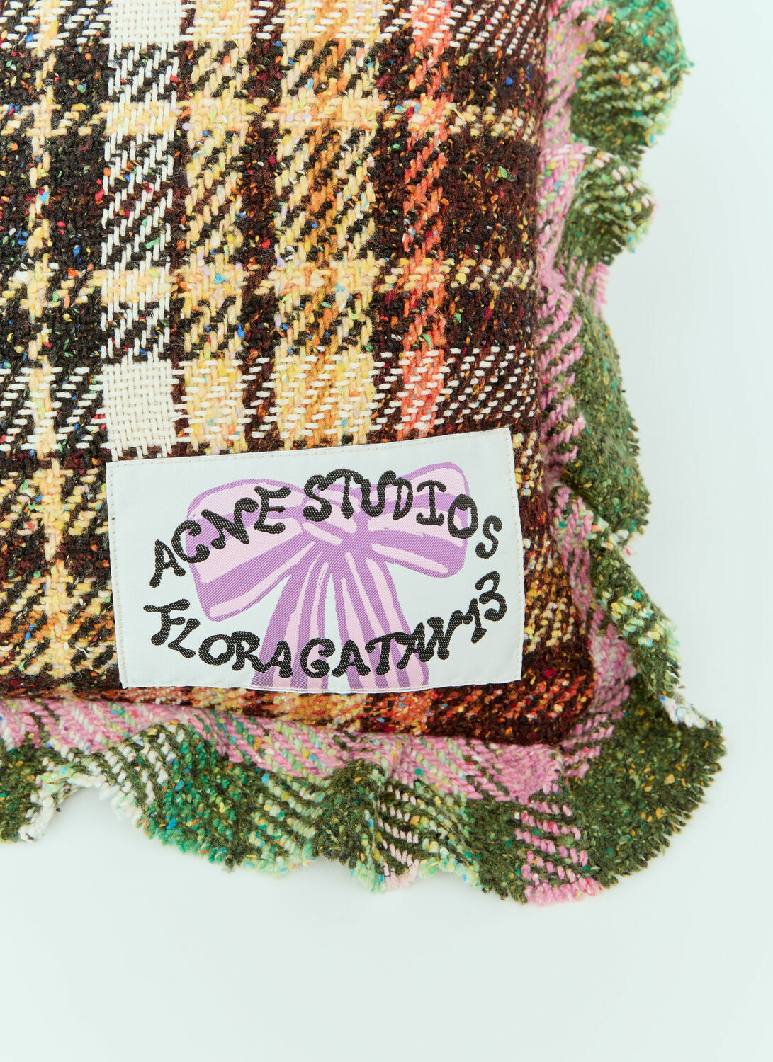 Acne Studios Plaid Cushion