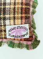 Acne Studios Plaid Cushion