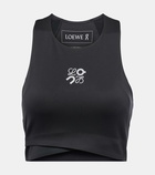 Loewe x On Performance logo crop top