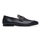 Dunhill Navy Chiltern Roller Bar Loafers
