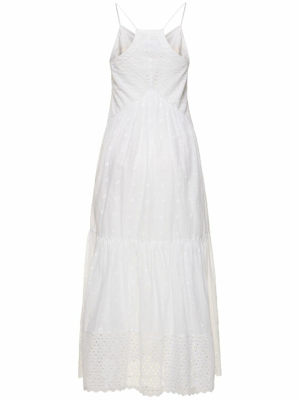 Photo: MARANT ETOILE Sabba Cotton Maxi Dress with Embroidery