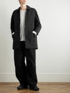 SAIF UD DEEN - Panelled Nylon Coat - Black