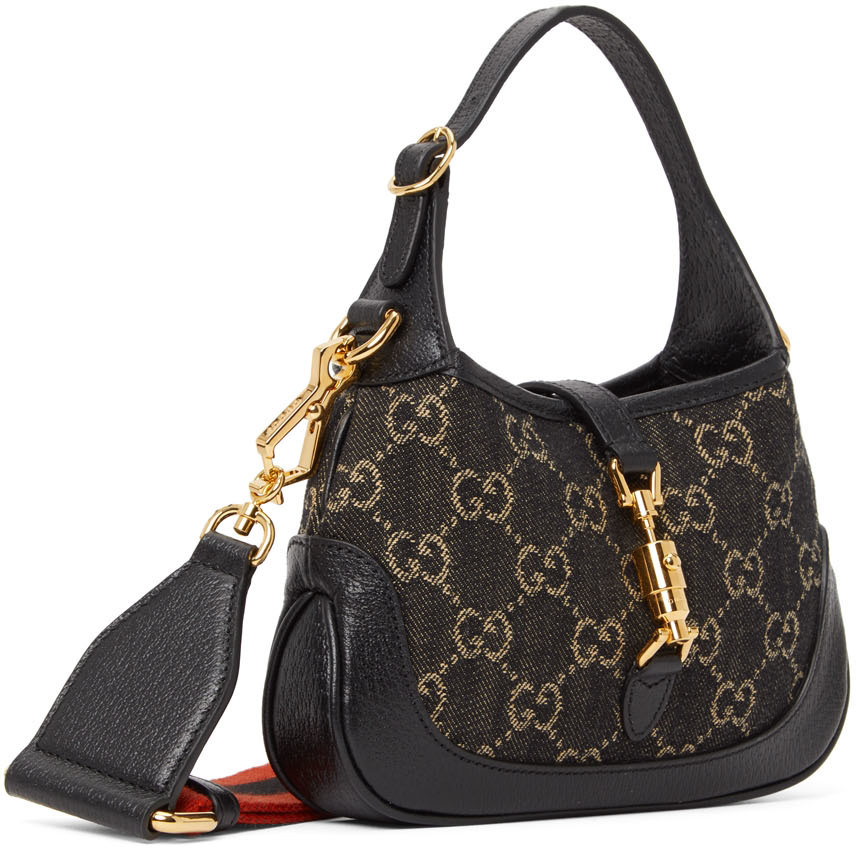 Gucci Jackie 1961 Black Small Shoulder Bag Gold Hardware – Coco Approved  Studio