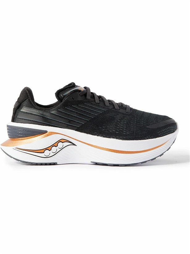Photo: Saucony - Endorphin Shift 3 Rubber-Trimmed Mesh Running Sneakers - Black