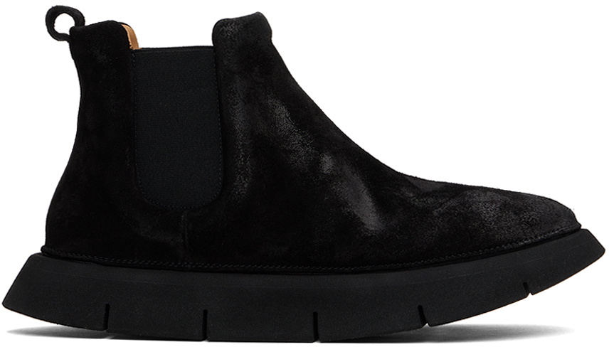 Marsèll Black Intagliata Beatle Boots