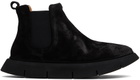 Marsèll Black Intagliata Beatle Boots