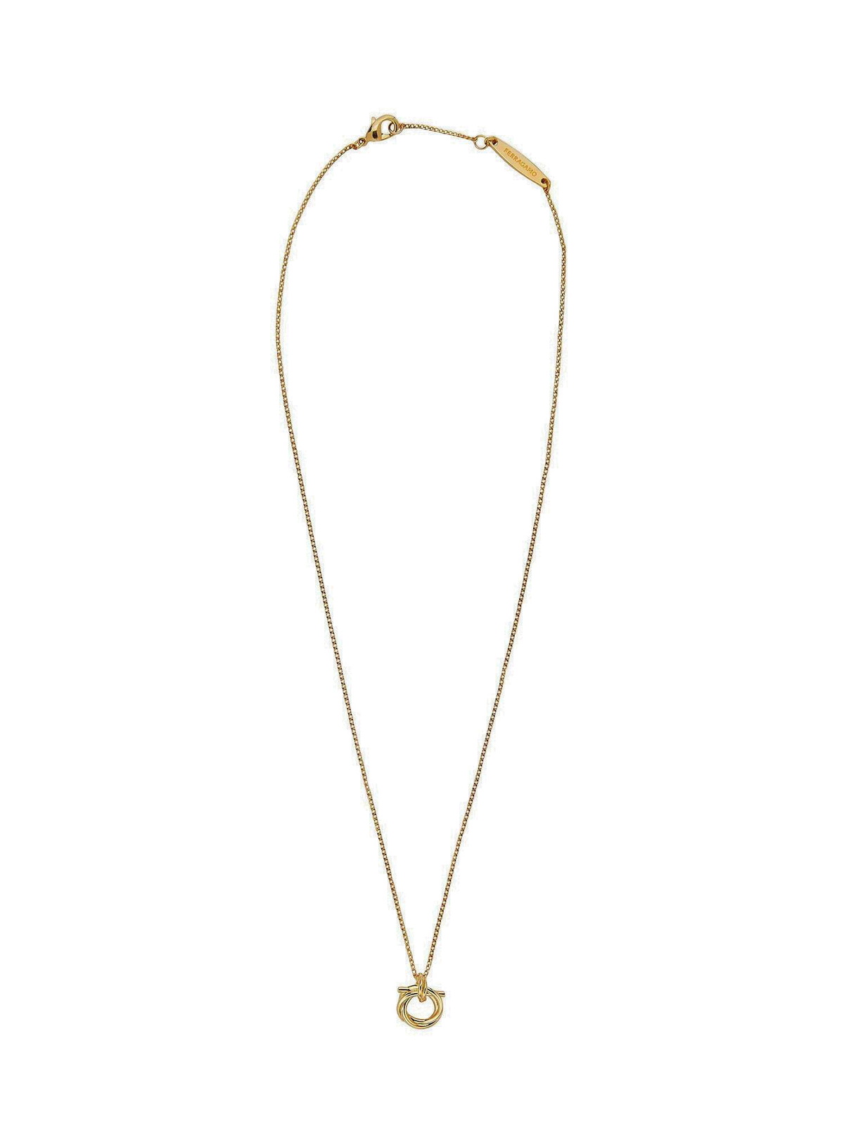 Ferragamo Necklace Gold Womens Salvatore Ferragamo