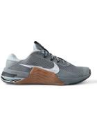 Nike Training - Metcon 7 Rubber-Trimmed Mesh Sneakers - Gray