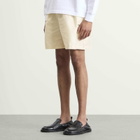 MKI Men's Botanical Print Wide Leg Shorts in Bone
