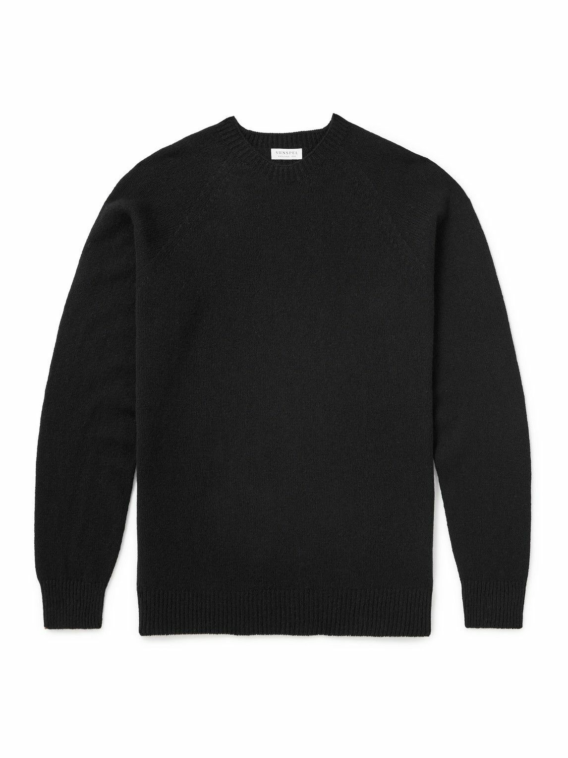 Sunspel - Wool Sweater - Black Sunspel