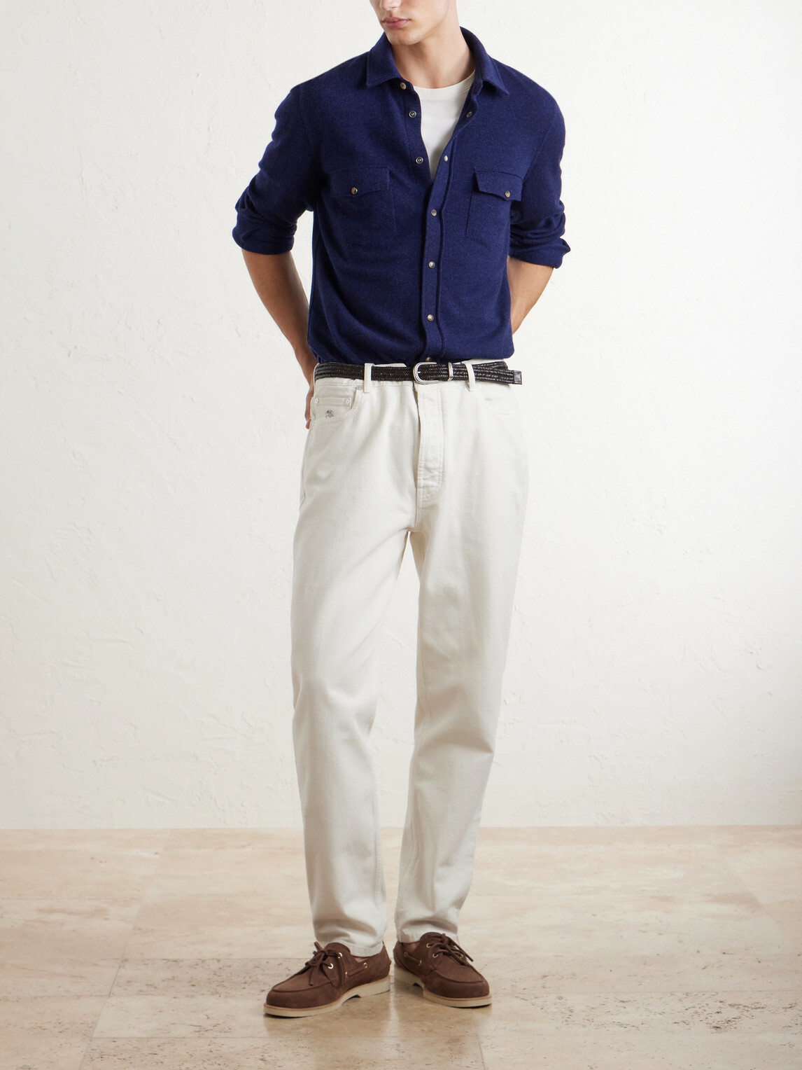 Brunello Cucinelli - Cashmere Shirt - Blue
