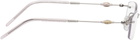 BONNIE CLYDE Silver Metal Lisp Glasses