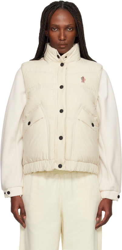 Photo: Moncler Grenoble Off-White Baise Down Vest