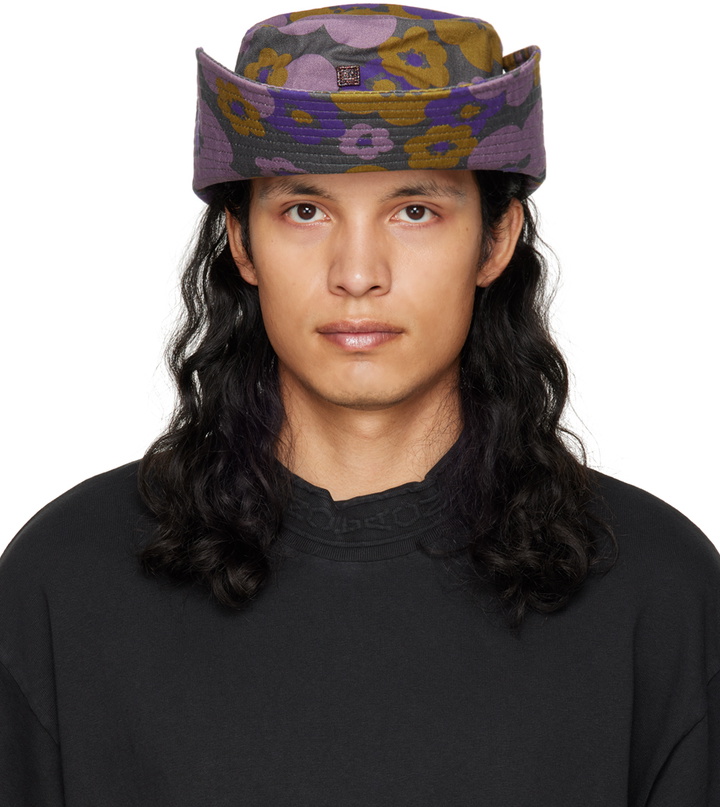 Photo: Acne Studios Purple Flower Bucket Hat