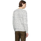 A.P.C. Off-White and Navy Tino Sweater