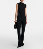 The Row Charlotte Small leather clutch