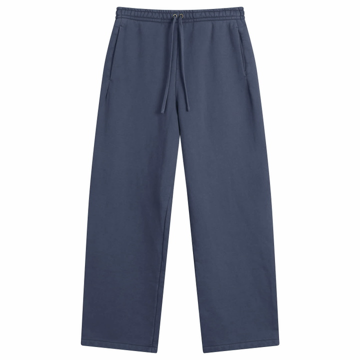 Photo: SKIMS Men's Relaxed Garment Dyed Straight Sweatpants in Navy