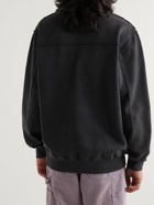 Carhartt WIP - Logo-Embroidered Cotton-Jersey Sweatshirt - Black