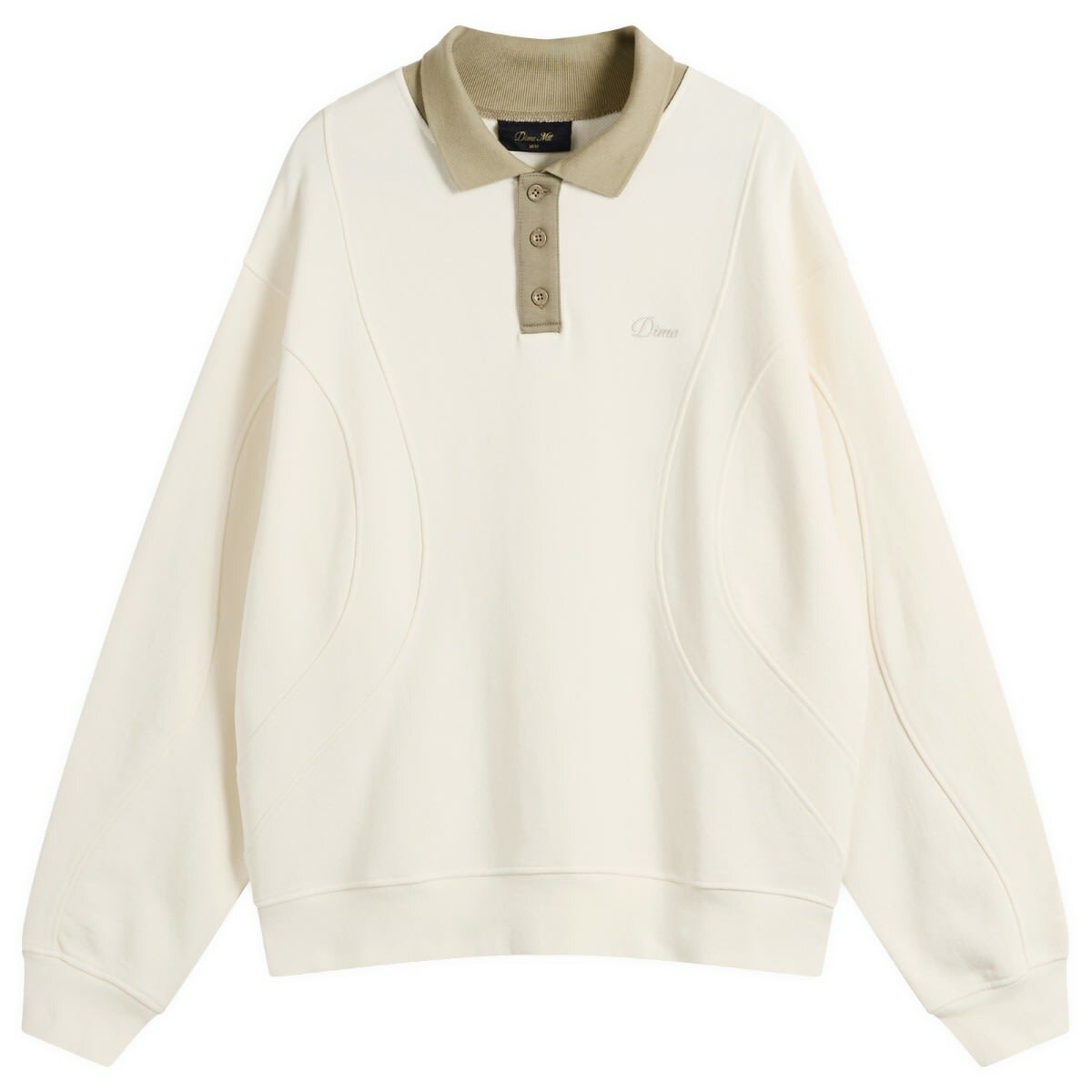 Dime Wave Cable Knit Polo ポロシャツ Dime Wave Cable Knit Polo / NAVY (ダイム 半袖ポロシャツ/ニット