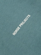 Norse Projects - Vagn Logo-Print Organic Cotton-Jersey Sweatshirt - Blue