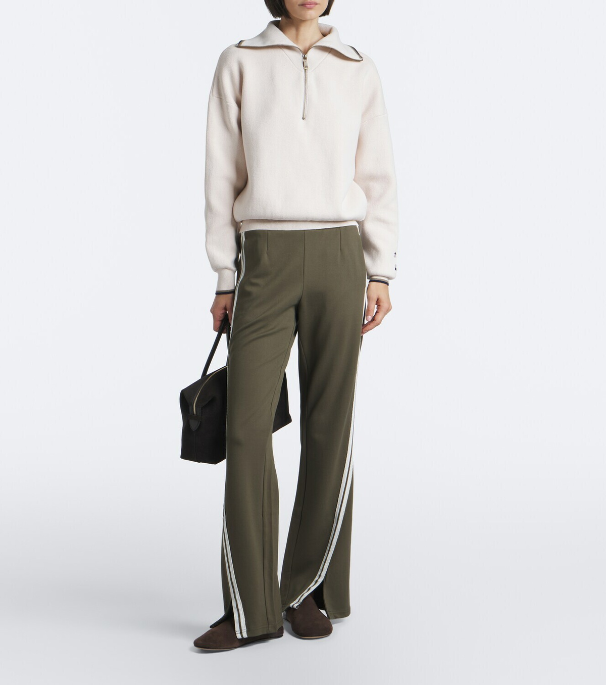 The Upside Kairo cotton-blend half-zip sweater