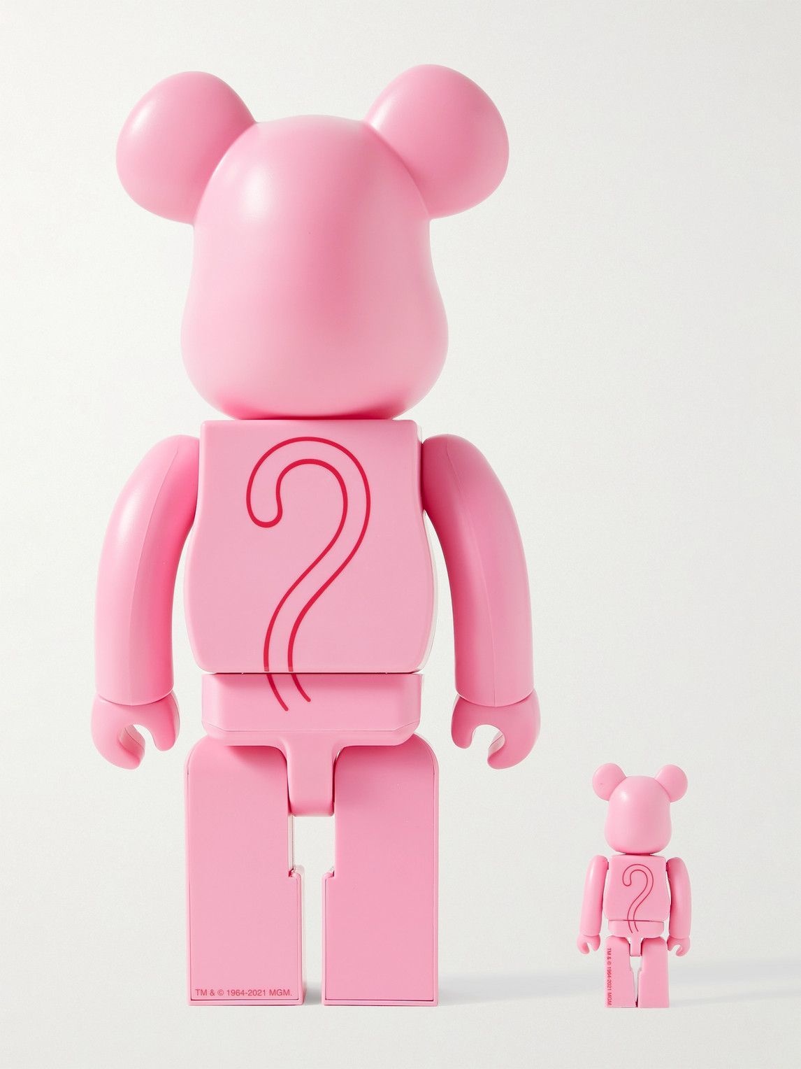 BE@RBRICK - Pink Panther 100% 400% Printed PVC Figurine Set BE@RBRICK