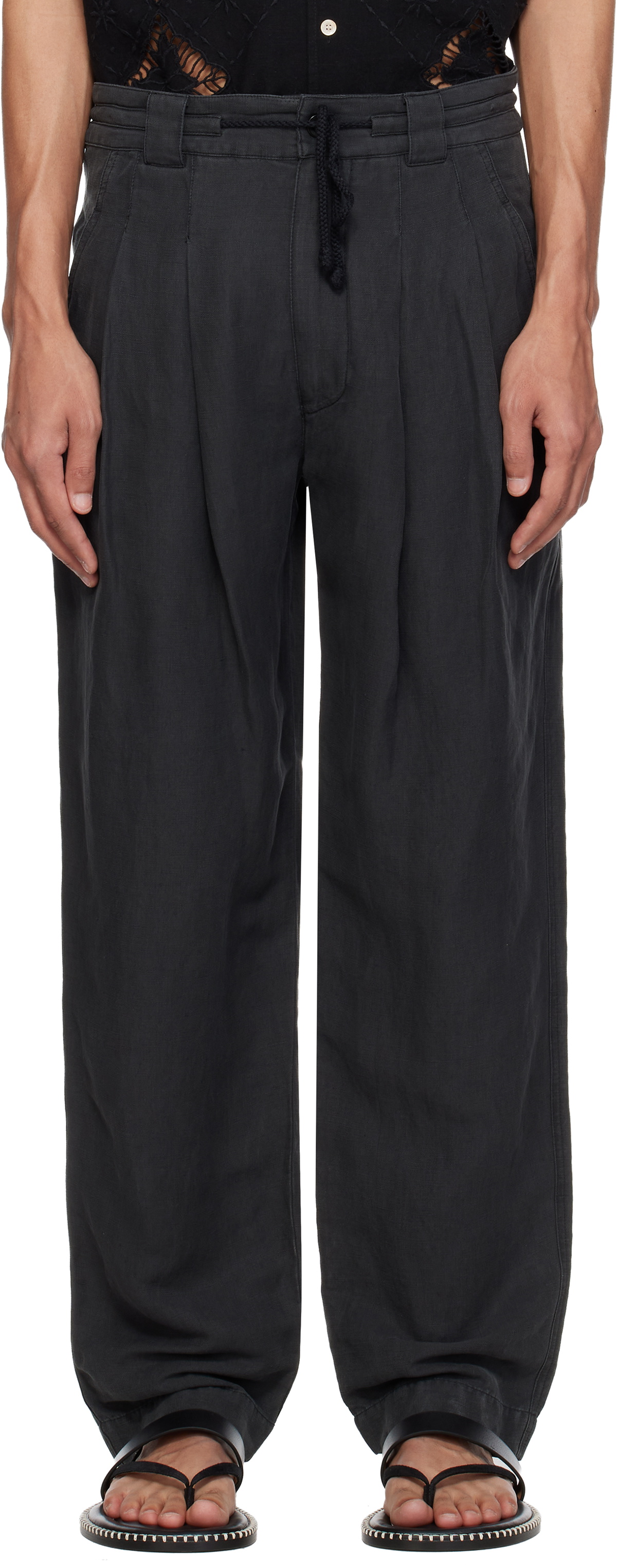 Isabel Marant Black Sirius Trousers