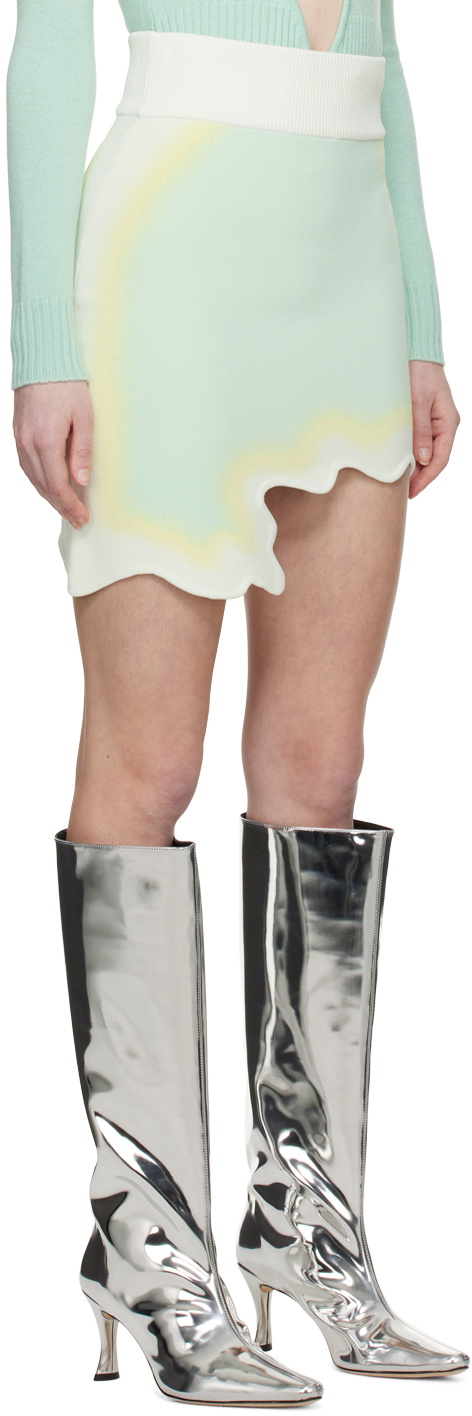 PH5 Off-White & Green Salem Miniskirt