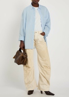 Acne Studios Striped Woven Shirt Blue