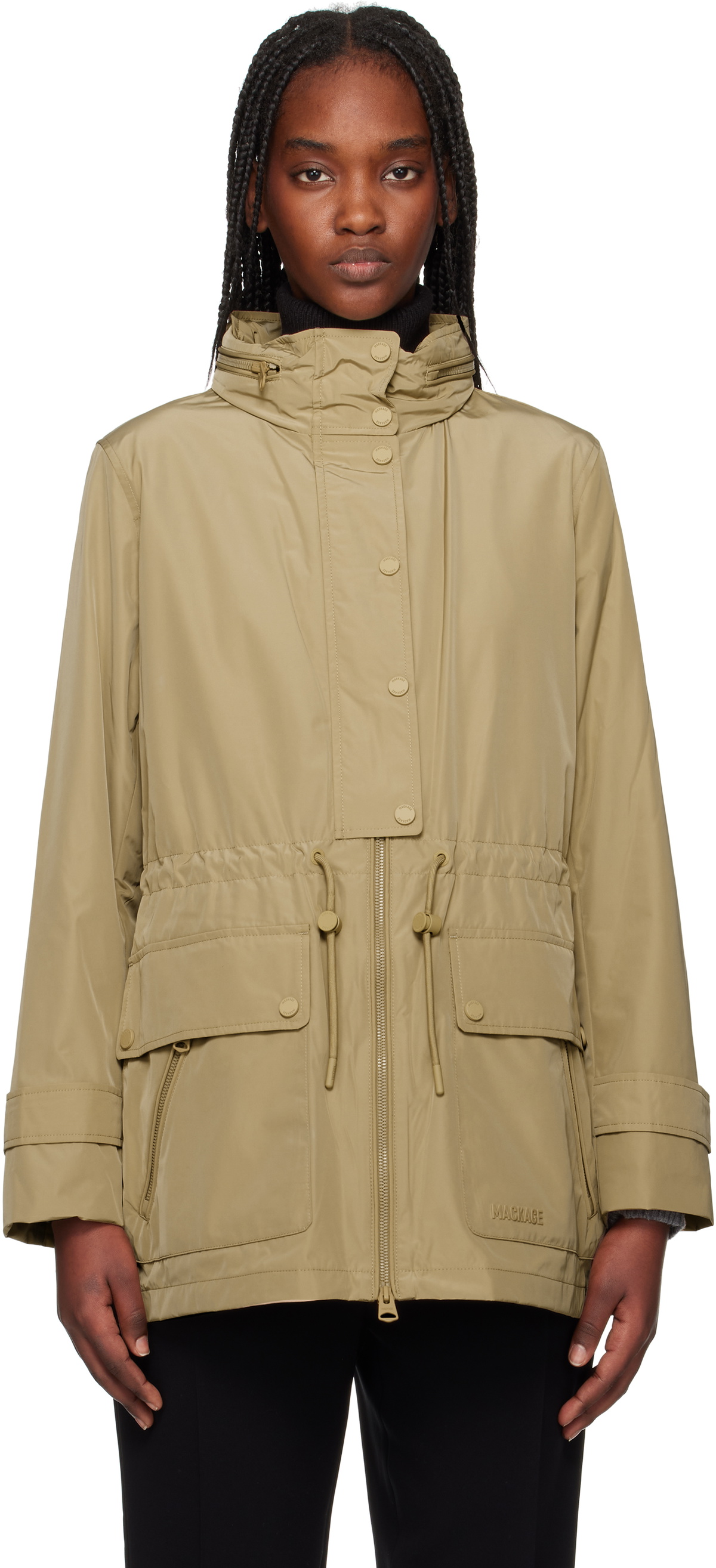 【関税込み】MACKAGE シルバー Isha ジャケット MACKAGE Silver Isha Jacket Mackage
