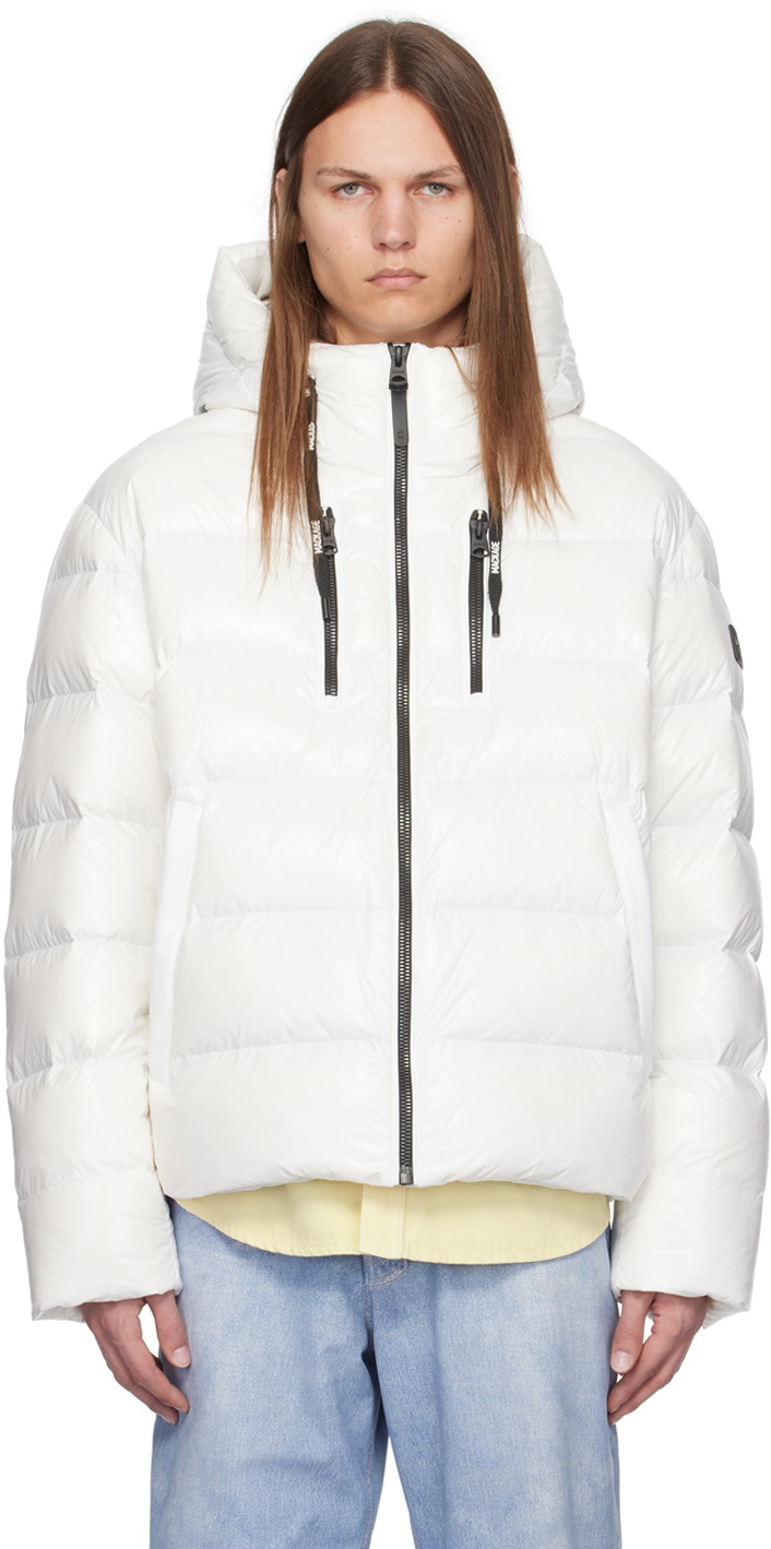 MACKAGE ホワイト ダウンジャケット 38 MACKAGE White Victor Down Jacket Mackage