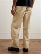 Simone Rocha - Straight-Leg Panelled Cotton-Blend Trousers - Neutrals