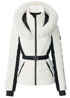 Mackage Elita Fur-hood Padded ski Jacket Off White