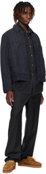 CASEY CASEY Navy Johnsen Jacket