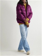 Saturdays NYC - Momo Logo-Print Quilted Shell Hooded Jacket - Purple