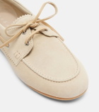 Hogan H693 suede boat shoes