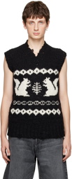 Acne Studios Black Squirrel Vest