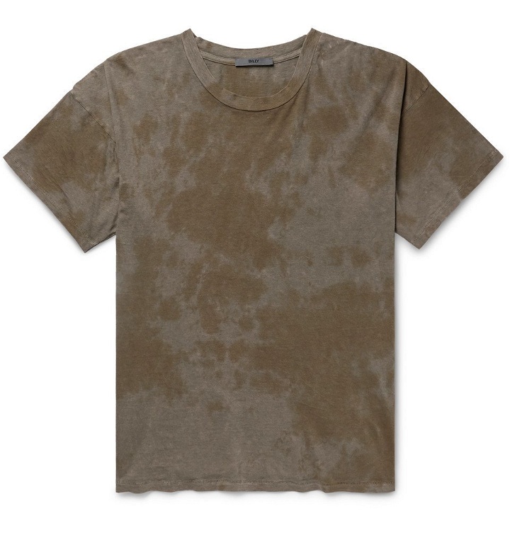 Photo: BILLY - Eastlake Tie-Dyed Cotton-Jersey T-Shirt - Gray