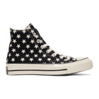 Converse Black and White Chuck 70 Archive Restructured High Top Sneakers