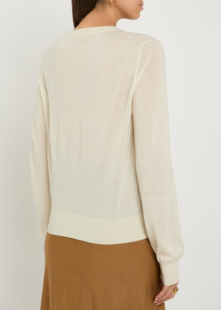 Wardrobe.nyc Wool Jumper Off White