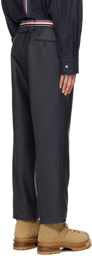 Thom Browne Navy Stripe Trousers