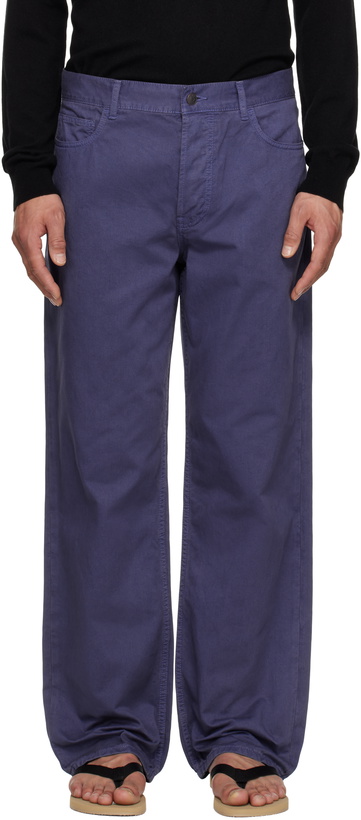 Photo: The Row Purple Ross Jeans