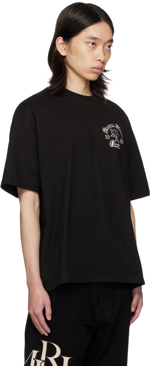 【関税込み】AMIRI ブラック Dream Team フーディ Amiri Dream Team Oversized Hoodie in Black | FWRD