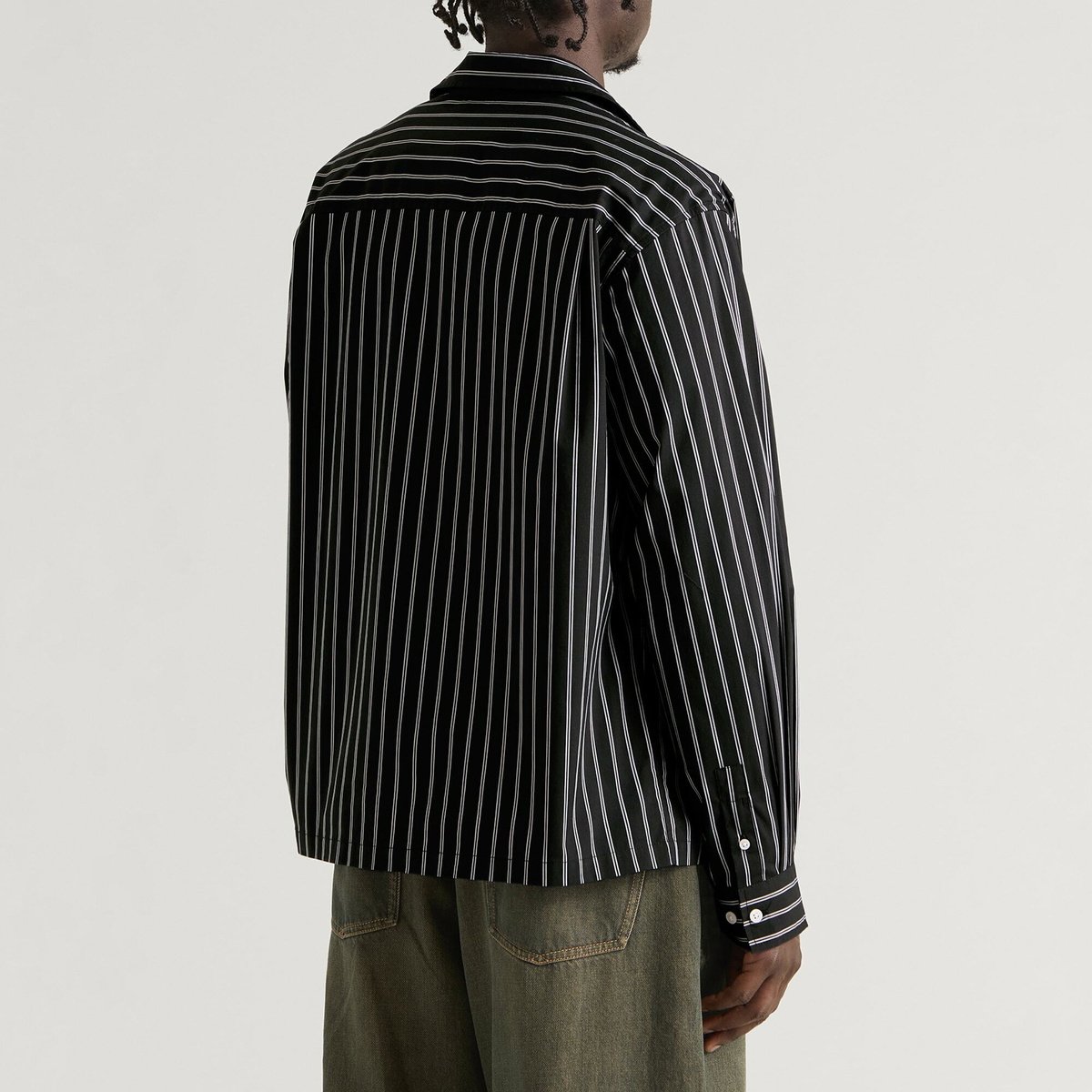 END. x Samsøe Samsøe Men's Saarch Kx Shirt in Black