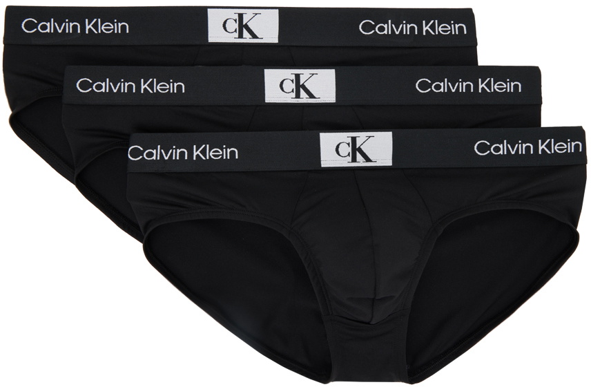 CK Black 3-Pack Hip Brief, Calvin Klein