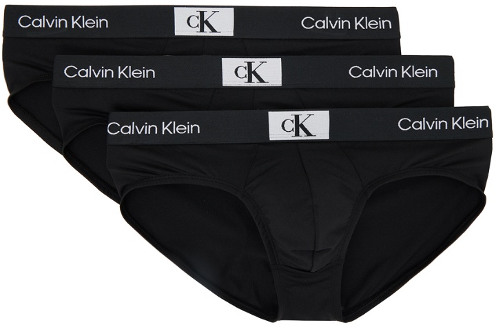 Photo: Calvin Klein Underwear Three-Pack Black 1996 Hip Briefs