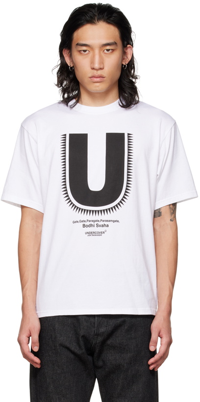 Photo: Undercover White 'U' T-Shirt