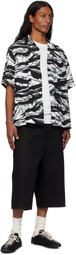 TAKAHIROMIYASHITA TheSoloist. Black & White Tiger Camouflage T-shirt