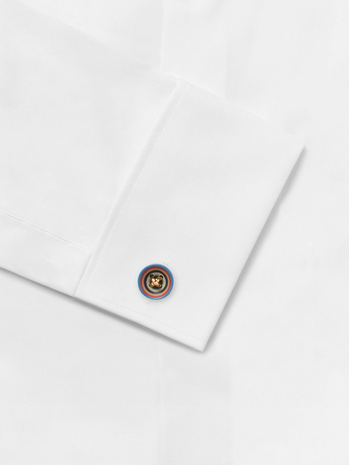 Paul Smith - Silver-Tone and Resin Cufflinks